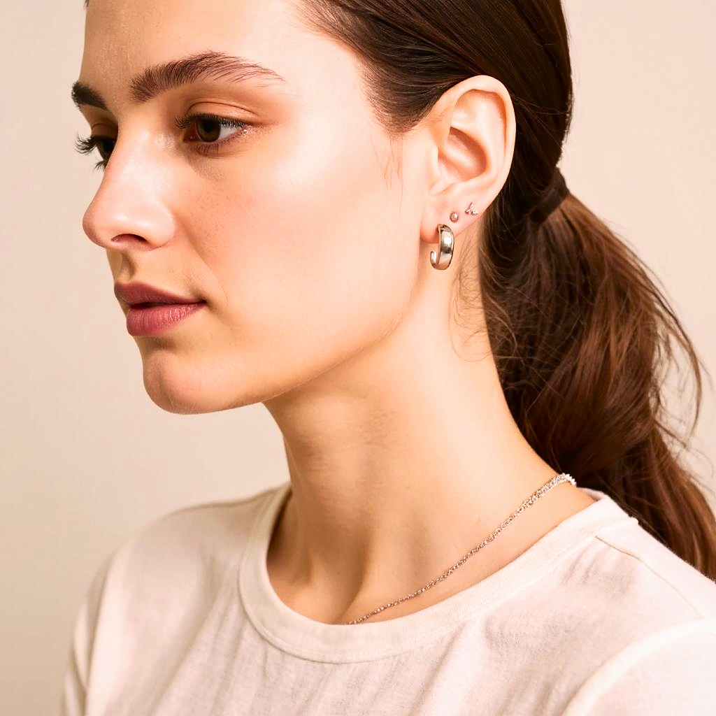 LUNA BOLD HOOPS